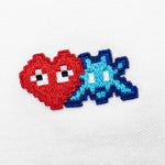 Comme des Garcons PLAY x the Artist Invader Women's Polo - White