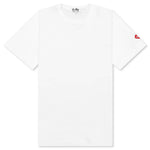 Comme des Garcons PLAY x the Artist Invader Women's S/S Tee - White