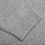Contrast Pocket Cardigan - Grey Melange