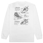 Converse x Joshua Vides Vides Long Sleeve Pocket Tee - White