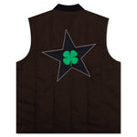Converse x Patta Four-Leaf Clover Utility Reversible Padded Vest - Java