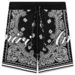 Cotton Bandana Short - Black