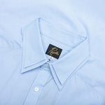 Double Regular Collar Shirt - Sax Blue