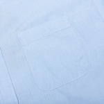 Double Regular Collar Shirt - Sax Blue