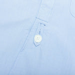 Double Regular Collar Shirt - Sax Blue