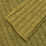 Cotton Slub Rib Crew - Green
