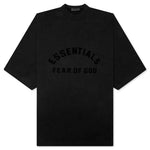 Heavy Jersey Crewneck T-Shirt - Jet Black