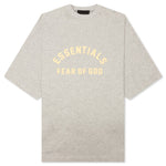 Heavy Jersey Crewneck T-Shirt - Light Heather Grey