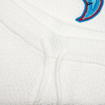 Crochet Shorts With Patches - White