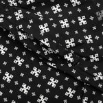 Cross Bandana Swim Short - Black/White