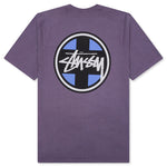 Cross Dot Pigment Dyed Tee - Grape