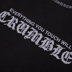 Crumble Heavyweight Raglan - Black