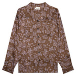 Honor the Gift Patterned Woven L/S - Brown