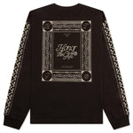 Holiday Honor the Gift Pattern L/S - Black