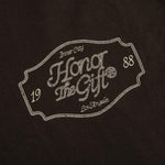 Holiday Honor the Gift Pattern L/S - Black