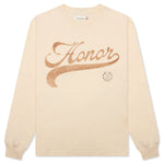Holiday Holiday Script L/S - Bone