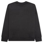 Debossed Crewneck - Black