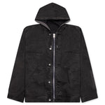 Denim Hoodie - Gray