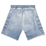 Denim Moto Short - Blue Denim