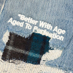 Denim Repair Pants - Indigo