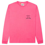 Dept De La Galerie L/S Tee - Salmon