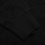 Destroyed Lighter Cap Hoodie - Black