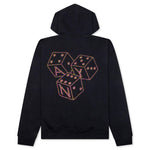 Dice Rhinestone Hoodie - Black