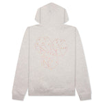 Dice Rhinestone Hoodie - Heather Grey