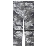 Dissolving Grid Camo Loose Fit Pants - Grey
