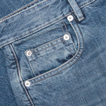 Double Cargo Denim Jeans - Washed Indigo