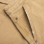 Ryan Double Knee Shorts - Washed Brown