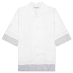 Double Layer Short Sleeve Shirt - White
