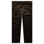 Double Pleated Corduroy Trousers - Brown