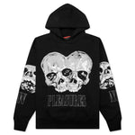 Double Skull Hoodie - Black