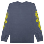 Dragons Pig. Dyed L/S Tee - Indigo