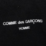 Drawstring Knit Sweatshirt - Black
