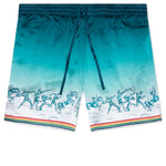 La Deesse Du Stade Silk Shorts - Multicolor