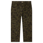 Duck Single Knee Pant Garment Dyed - Camo Duck Green/Office Green