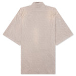 Monogram Button Up Shirt - Warm Grey