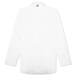 Oversized L/S Shirt w/ All Over Embroidery - White