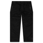 Elasticated Wait Zip Off Denim Pants - Black