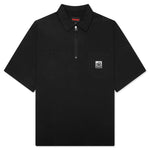 Electron Zip Polo - Black