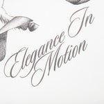 Elegance In Motion T-Shirt - Flat White