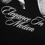 Elegance In Motion T-Shirt - Jet Black