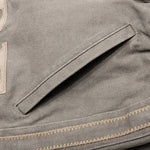 Rhude Emb. Canvas Logo Short - Olive/Tan