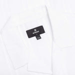 Embroidered Bowling Shirt - Antique White