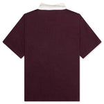 Embroidered Figure Shirt - Wine