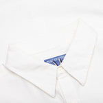 Embroidered Figures Button Up - White