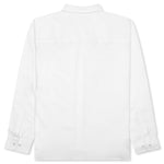 Embroidered Oxford Shirt - White