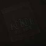 Embroidered Pocket Tee - Black